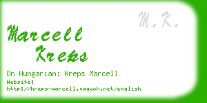 marcell kreps business card